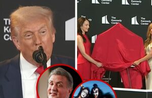 O presidente Trump Sylvestester anunciou Stalonon, beijando como um centro de Kennedy 081325_TRAPRPRP_SYLVESTON_STALONE_KALI