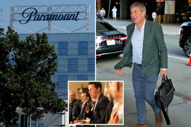 O presidente da Paramount, Jeff Shell

