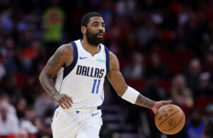 O proprietário do ex-M-Mavericks, Mark Cuban, envia uma mensagem de Kyrie Irving antes do período da NBA O proprietário do ex-M-Mavericks, Mark Cuban, envia uma mensagem de Kyrie Irving antes do período da NBA