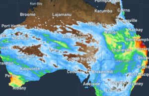 O que australia Um mapa de chuva do qual a Austrália deve ser afetado pela chuva entre quinta -feira, 7 de agosto e Marte, 12 de agosto.