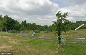 O requerente de asilo sudaneses que morava no hotel do governo de três estrelas ‘tentou sequestrar uma menina de dez anos na frente de seu pai antes de ser preso O requerente de asilo sudaneses Edris Abdelrazig, 30, foi preso e acusado de supostamente tentar sequestrar uma menina de 10 anos perto de Walnut Tree Play Field (foto) em Stockport, Greater Manchester