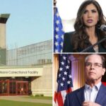 O secretário do DHS, Kristi Noem, apresentará planos para o novo espaço de detetive de migrantes em indiano: "The Speedway Slammer"