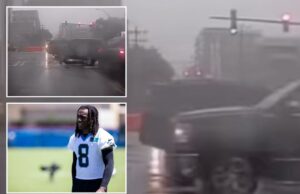 O suposto vídeo mostra que o desastre do carro Jaycee Horn Jaycee Horn a caminho de se exercitar O suposto vídeo mostra que o desastre do carro Jaycee Horn Jaycee Horn a caminho de se exercitar