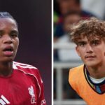 O talento do Arsenal Max Dowman resume 16 -ano -old Rio Ngumoha com uma interpretação de 2 palavras após a vitória do clube atlético de Liverpool Youngster de Liverpool
