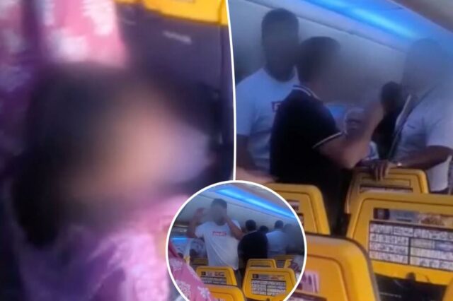 O vôo da Ryanair sai do trilho

