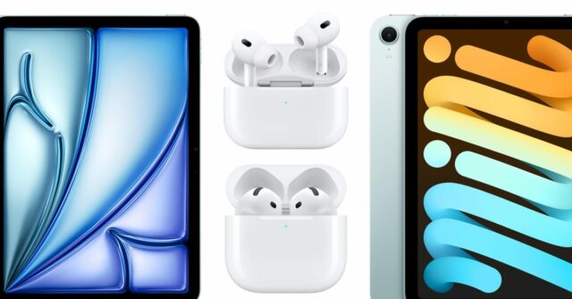 Ofertas: M3 iPad Air All Time All Basso $ 150 Desconto, iPad mini 7, AirPods, Apple Watch Series 10 e mais

