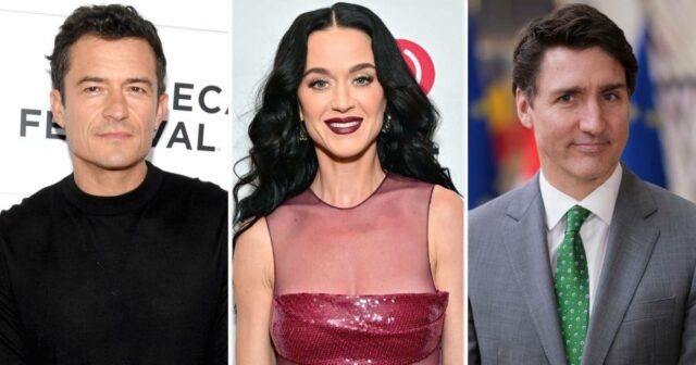 Katy Perry e Orlando Bloom mostram seu estilo de casal em 2025 Oscar Party