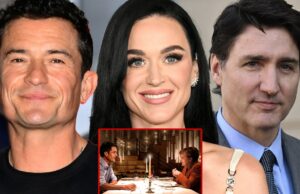 Orlando Flowering Celone Pary e Justin Trudes Romance Romance Orlando Bloom Katy Katy Perry Justin Trudous Consiew Comry