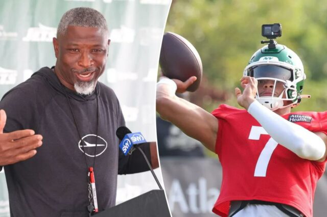 Os Jets REEM FINALMENTE OBTER O PRIMEIRO TESTE DA PRIMAIÇÃO DE CONFIMENTAR AARON GLENN, JUSTIN FIELDS ERA

