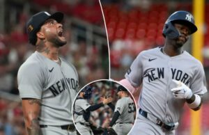 Os Yankees grudam nas vitórias necessárias nos cardeais para respirar na corrida com um curinga Os Yankees grudam nas vitórias necessárias nos cardeais para respirar na corrida com um curinga