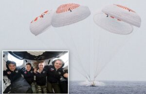 Os astronautas SpaceX retornam à Terra após o lançamento de pilotos da Boeing de uma estação espacial internacional Os astronautas SpaceX retornam à Terra após o lançamento de pilotos da Boeing de uma estação espacial internacional