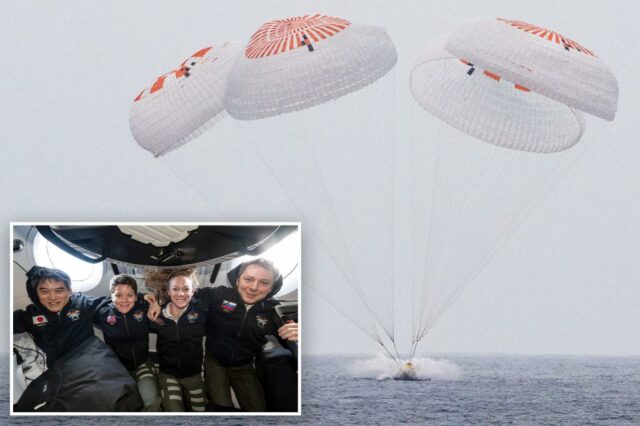 Os astronautas SpaceX retornam à Terra após o lançamento de pilotos da Boeing de uma estação espacial internacional

