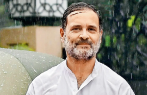 Os eleitores de Rehruland Gandhi checando yatra ‘ Os eleitores de Rehruland Gandhi checando yatra '