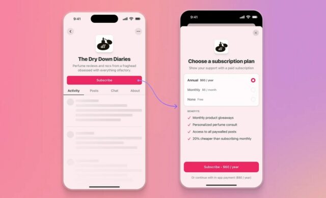 Os escritores podem direcionar os assinantes dos EUA para assinaturas baseadas na Web (geralmente mais baratas) para o iOS.



