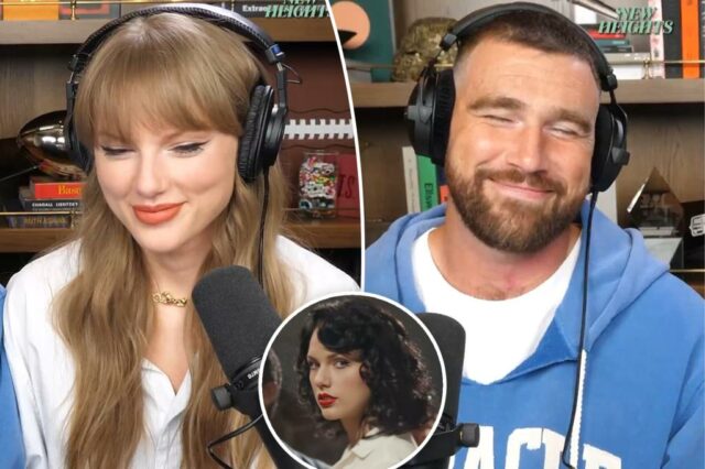 Os fãs convenceram a estréia de Taylor Swift "New Heights" é um doce aceno para Travis Kelce Romance

