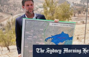 Os funcionários dos israelenses lança o plano estadual de “enterrar” o estado da Palestina Hamleto palestino na área de E1.