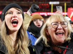 Os pais de Travis Kelce falam sobre Taylor Swift Taylor Swift e Donna Kelce.