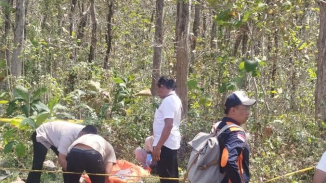 Os trabalhadores do salão mortos na floresta Teca de Ponorogo, supostos autores, foram segurados pela polícia

