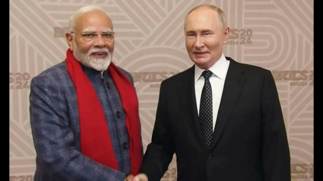 PM Modi para o presidente russo Vladimir Putin Aaai

