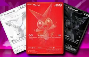 PREÇO DE PREÇO: Pokemon TCG 20 de agosto de 2019: Mudanças e solavancos de preços principais Seismitoad - 105/086 em um fundo estampado rosa