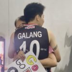 Fan Galang na parte inferior.