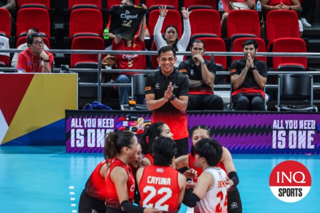 Cignal HD Spikers PVL no treinador da turnê Shaq Delos Santos