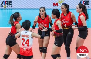PVL em turnê: Cignal voltou -se para semifinais após a derrubada de Akari Erika Santos e os anunciantes da Cignal HD em PVL nas quartas de final da turnê. Dispositivos de carregador Akari