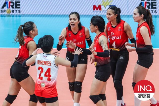 Erika Santos e os anunciantes da Cignal HD em PVL nas quartas de final da turnê. Dispositivos de carregador Akari