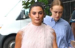 Paige Desorbo usa vestido de penas no ‘Diabo Wears Prada 2 Conjunto’: Relatório Meryl-Streep-promo-getTyimages-2200093154