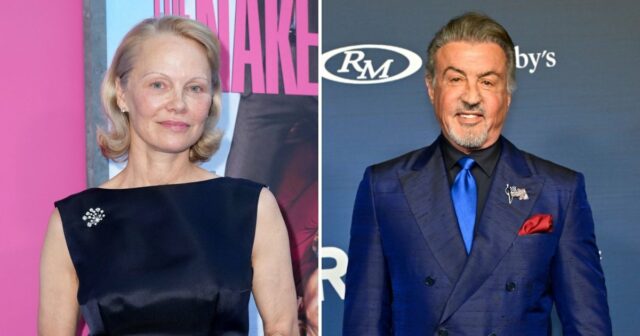 Pamela Anderson reage a Sylvester Stallone negando que ele lhe oferecesse uma casa
