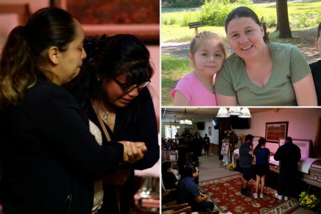 Parentes chorando, amigos se reúnem em Wake para lembrar que mãe e filha mataram como resultado de um desastre com um migrante ilegal


