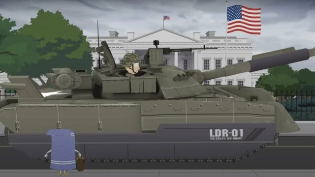 Parodias de South Park, Tim Cook e The Tech Bros em South Park, bem como a aquisição da polícia de DC por Trump



