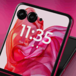 Um banner multifolorado com o logotipo da AP e o texto da polícia do Android de volta à escola