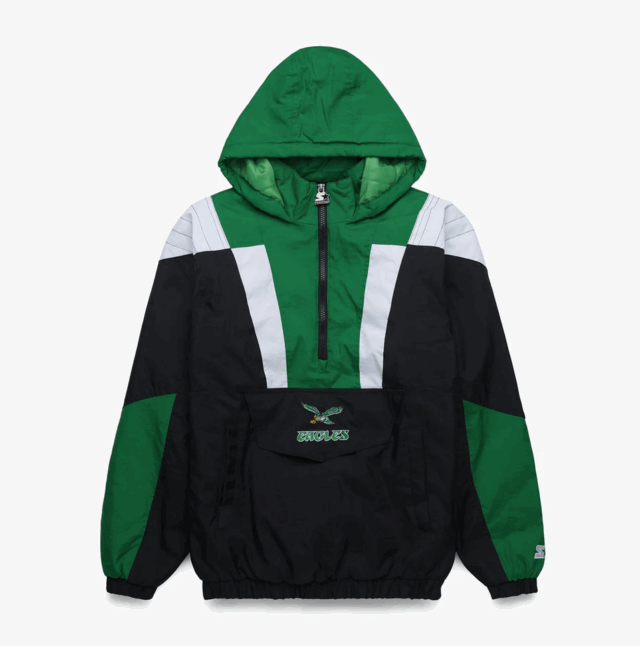 Philadelphia Eagles Starter Pullduver: Store Jacket Gomma X F Trigter Nfler

