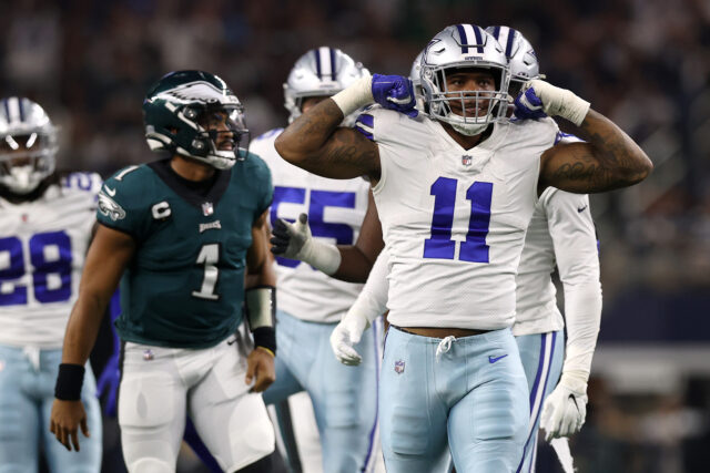 Philadelphia Eagles adquirir uma favorabilidade favorável em terra Micah Parsons

