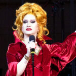 Jinkx Monzón e o elenco de