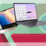 Acer Chromebook Spin 714 (2024) no modo comprimido