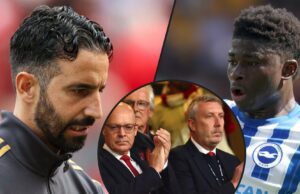 “Potencial enorme” … Man Utd levanta “questões básicas” sobre a alternativa de Carlos Baleba, apesar da admiração de Ruben Amorim de Ruben Amonim O Manchester United visa Carlos Balaba no Bala durante a partida da Premier League entre Walvs e Brighton em Moline em 2025 em Ulverhampton, Inglaterra.