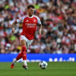Mason Mount of Manchester United durante uma partida de futebol.