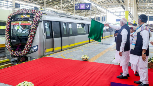 Priyank Harde Sharts BJS 'Heller for Line Yellow Bengaluro Line

