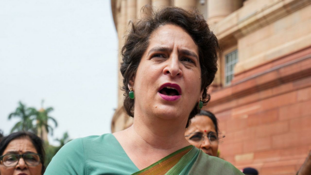 Priyanka Gandhi Vadri Vadri Vadri Vadri Act e DD TIC no benefício do BJP

