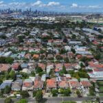 Notícias - Melbourne aéreo de Yarramillis. 24 de outubro de 2024, em Age News de Joe Armao