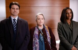 Que CBS mostra Jason Ritter quer ver cruzar com ‘Matlock? Jason Ritter provoca que as chances da esposa Melanie Lynskey fazendo uma participação especial são muito boas