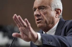 RFK Jr. diz que eles concordam com o presidente em 2028. Quem perguntou? A ativista Laura Loomer Rint em Trump. O ex -presidente Trump Ariam para Wilkie D. Fraguson Jr.