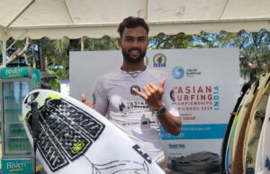 Ramesh Budihal vence um bronze histórico no campeonato asiático de surf Ramesh Budihal vence um bronze histórico no campeonato asiático de surf