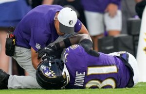 Ravens novato CB sofre lesões horríveis no joelho Ravens novato CB sofre lesões horríveis no joelho