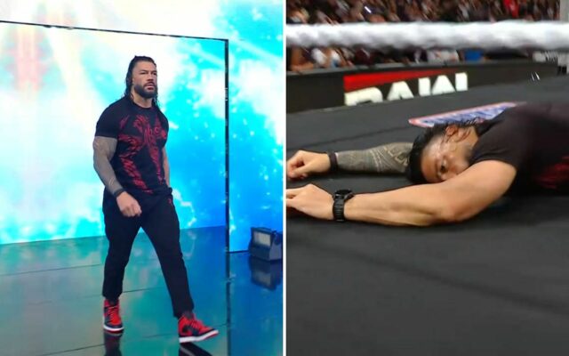 Roman Reigns parece ter escrito a WWE TV em Raw depois de ser destruído por uma estrela de 36 anos.

