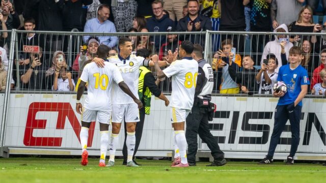 Ronaldo Brace em vão quando Al Nasr desce para Almeria em um amistoso

