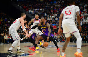 Rumores comerciais da NBA: os verdadeiros sentimentos de LeBron James para jogar pelos concorrentes de US $ 5.500.000.000 do Lakers emergem após o post viral March Madness Logo