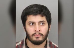 San Julian Morgan Matias Taylor, 27, de San Jose, foi preso em Palmdale, Califórnia, em 18 de agosto de 2025 em conexão com a morte por abuso de abuso de seu filho de 5 meses, disse o filho Xavier, disseram as autoridades. (Departamento de Polícia de San Jose)